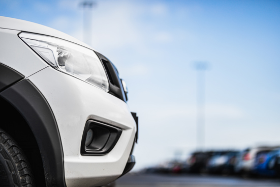 A car at Adelaide Airport parking lot
